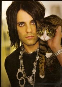 Criss Angel and his beloved kitty